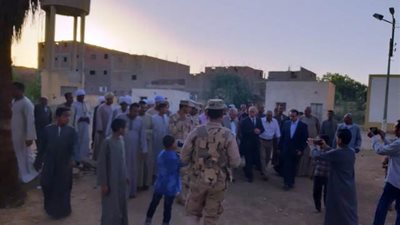 قرى الأقصر تتصدر المشهد في اول ايام الاستفتاء بالصور