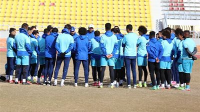 حمودى يشارك فى تدريبات المصرى استعدادا للقطن الكاميرونى