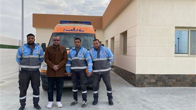 تمركز نقطتي اسعاف بطريق جنيفه