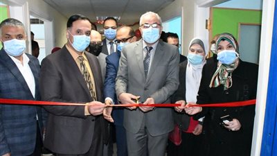 عناية مركزة وغرف معالجة لقسم الأطفال بجامعة القناة ..صور