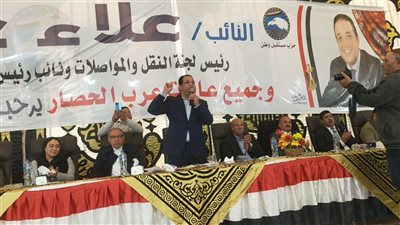 علاء عابد ينهي خصومة ثأرية بين عائلتي أبو شوري وأبو عطية بمركز الصف