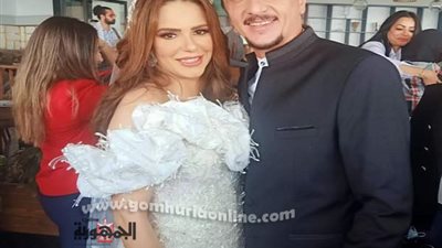 شاهد.. أول صور من عقد قران دنيا عبدالعزيز
