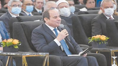 الرئيس خلال إطلاق المشروع القومي للأسرة المصرية: حقوق الإنسان علي رأس أولويات الدولة