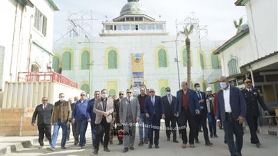 الفريق أسامة ربيع يدشن معديتين جديدتين ويتفقد أعمال الترميم بمبنى القبة