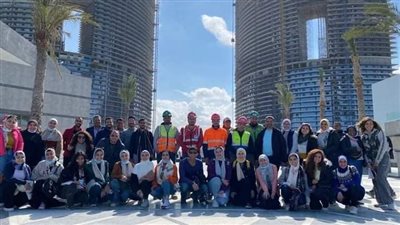أساتذة وطلاب هندسة القاهرة زاروا مشروعات الدولة بالعلمين الجديدة وبورسعيد