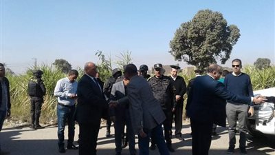 إزالة تعدى على مساحة ١٢٠ متر من أرض المشروع السكنى بأرمنت جنوب غرب الأقصر