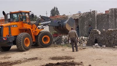 إزالة 240 حالة تعد فى 3 أيام ببنى سويف