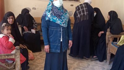 الكشف وعلاج ٦٥٠ مواطنا بقافلة الجامعه الشاملة بقرية خوالد ابو شوشة بابوتشت