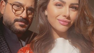 هنادى مهنى تتألق من كواليس مكتوب عليّا برفقة أكرم حسنى