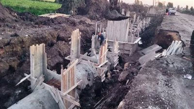 بتكلفة 10 مليون جنيه تغطية طريق قصاصين الازهار الفرايحة بالشرقية
