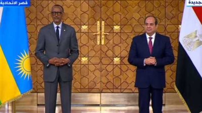 مواصلة التنسيق السياسى القائم بين البلدين.. نص كلمة الرئيس فى مؤتمر صحفى مع نظيره الرواندى