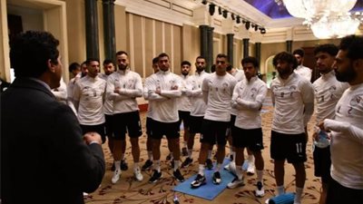 كواليس لقاء وزير الرياضة ببعثة المنتخب قبل السفر الى السنغال