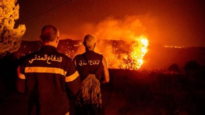 حريق كبير فى لبنان بعد انفجار خزان وقود ...وسقوط ضحايا