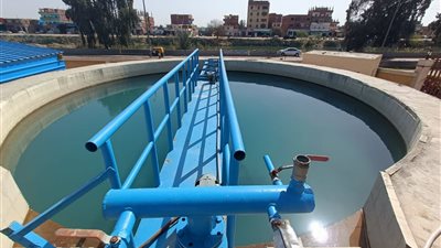 محطات صرف صحي ومياه تدخل الخدمة بقصاصين الإسماعيلية
