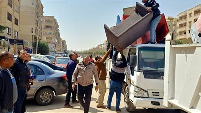محافظة الجيزة ترفع ١٦٠٠ حالة تعدي وإشغال للمنشأت التجارية والمقاهي