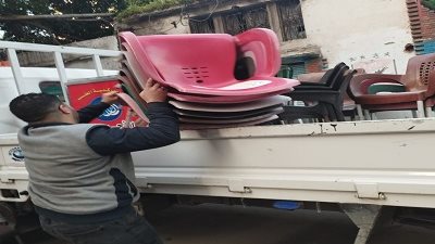 ضبط 1597 حالة إشغال من المقاهي وتحرير 2326 محضر بالاسكندريه