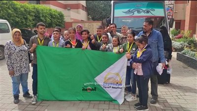طلاب التربية الفكرية بالجيزة في مسابقة المسرح لابي قير