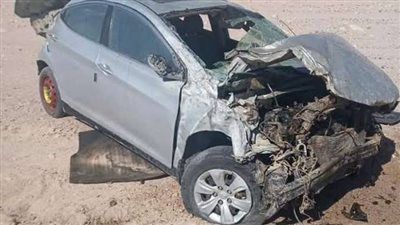 إصابة ٤ أشخاص فى انقلاب سيارة ملاكي بالغردقة