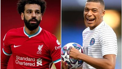محمد صلاح يشارك مبابى فى قائمة الحذاء الذهبى الاوروبى