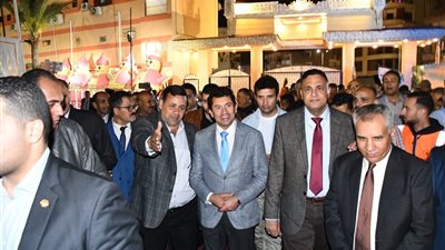 وزير الشباب والرياضة يشهد ختام مهرجان الرياضة للجميع بنادي المنصورة الرياضي