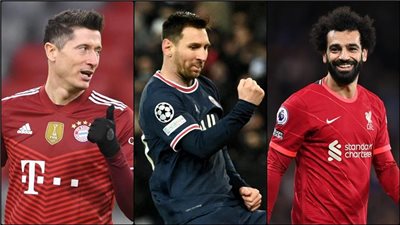محمد صلاح يستشهد بميسى ورونالدو وليفاندوفسكى