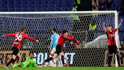 ميلان يخطف الفوز من لاتسيو بهدفين فى الدورى الإيطالى
