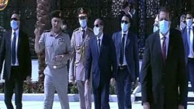 الرئيس السيسي يتفقد أعمال التطوير والتجديد الشامل لمسجد سيدنا الحسين