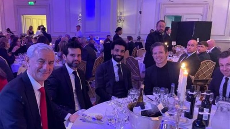 محمد صلاح اثناء الحفل