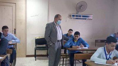 مدير التأمين الصحى يتفقد امتحانات مدرسة تمريض الابراهيمية والعيادة الطبية