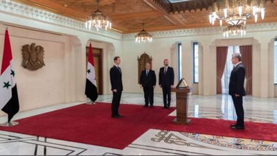 وزير الدفاع يؤدي اليمين أمام الرئيس السورى