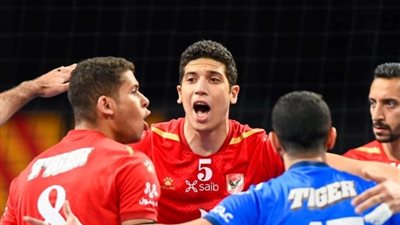 رجال طائرة الأهلي.. سعودي: تحملنا المسئولية ونستحق التتويج باللقب