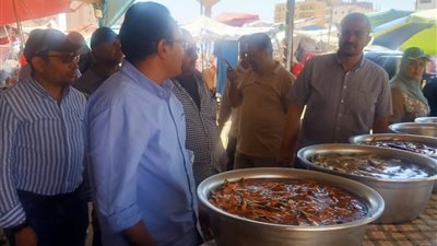 حملة على الأسواق بمدينة النوبارية الجديدة ... صور