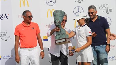المغربية صوفيا تتوج بكأس نفرتيتى للجولف وبطولة مصر الدولية للسيدات