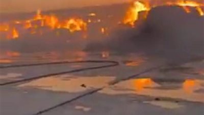 حريق هائل بالمنطقة الصناعية الرابعة بالسادات .. صور وفيديو