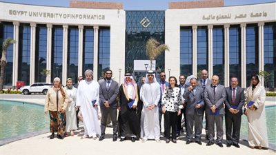 جامعة مصر للمعلوماتية تستقبل وفوداً دبلوماسية لـ 20 دولة عربية وأفريقية لتعزيز التعاون العلمي