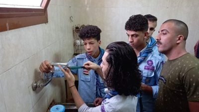 جوالة القليوبية تنفذ حملة توعوية لترشيد استهلاك المياه