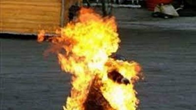 شاب يشعل النيران فى والدته بسبب ادمانه مخدر الشابو فى أسيوط