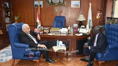 رئيس جامعة السادات يستقبل وزير التعليم العالي السودانى لبحث التعاون المشترك