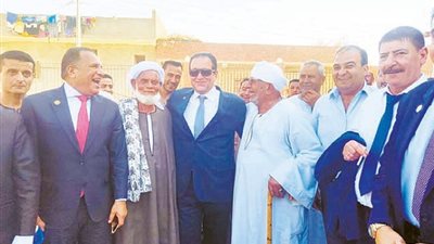 علاء عابد ينهي خصومة ثأرية بين عائلتين بأطفيح الجيزة بحضور نواب وقيادات أمنية