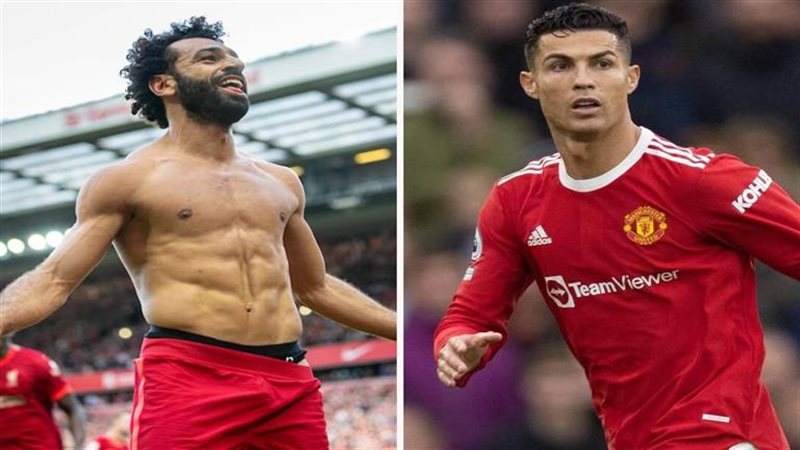 محمد صلاح ورونالدو