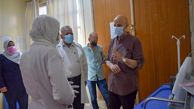 وكيل وزارة الصحة يتفقد مستشفيات الصوفية وتلراك وأولاد صقر