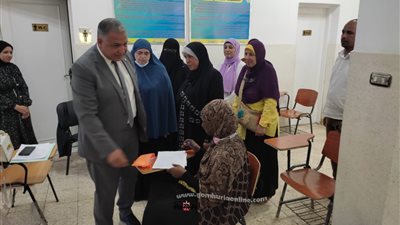 نائب رئيس جامعة الأزهر يتفقد لجان الامتحانات بكليات فرع البنات.. صور
