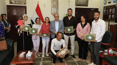 مياه أسيوط تكرم الفائزين في المسابقة الفنية كدعوة جديدة لترشيد المياه