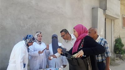قافلة سكانية متكاملة بعزب المنتزة ثان