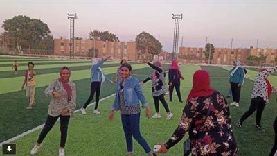 فاعليات تدريب مركز رياضة المرأة بمركز شباب ابو زنيمة جنوب سيناء