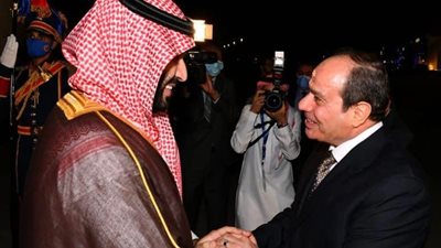 اهتمام إعلامى بزيارة ولى العهد السعودى لمصر