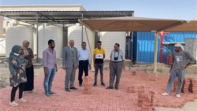 رئيس جامعة الأقصر يتفقد سير أعمال التشطيبات النهائية للمشروعات بمدينة طيبة