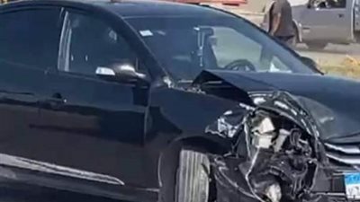 نجم الزمالك يتعرض لحادث سير .. صورة