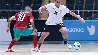 منتخب الصالات يخسر امام المغرب 2 / 5 فى نصف نهائي كأس العرب