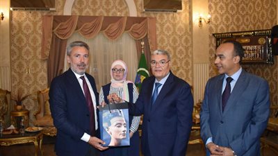 السفير الايطالى فى زيارته للمنيا : حياة كريمة المشروع الاضخم والاهم فى مصر